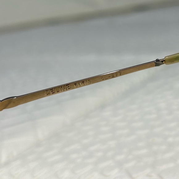 CELINE Oval Sunglasses Titan with Frames 54016-135 - Picture 7 of 13